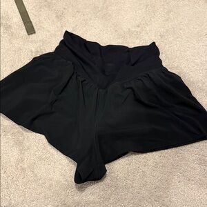 Offline by Aerie Black Flowy Shorts